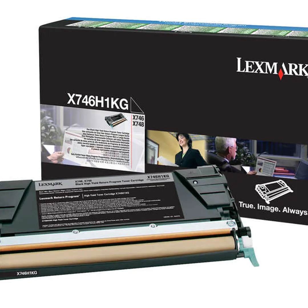 Lexmark X746/X748 Negro Cartucho de Toner Original - X746H1KG 1