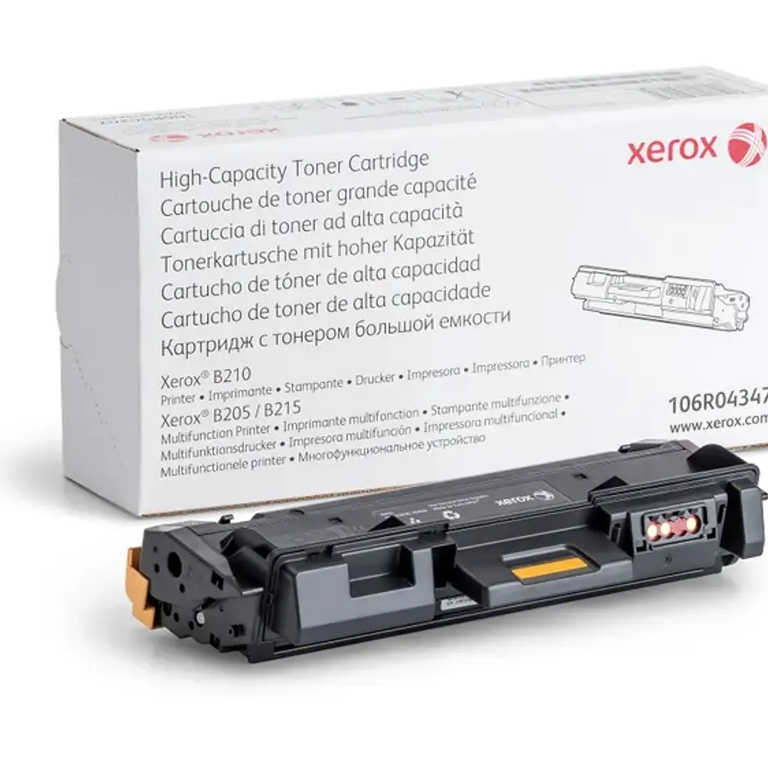 Xerox B205/B210/B215 Negro Cartucho de Toner Original - 106R04347 1