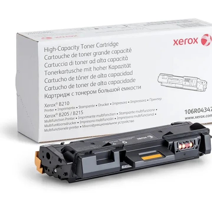 Xerox B205/B210/B215 Negro Cartucho de Toner Original - 106R04347 1