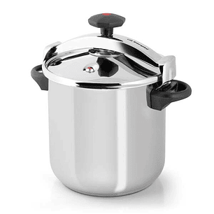 Orbegozo HPL 10070 Olla a Presion Clasica - Coccion Perfecta y Segura - Sistema de Cierre Progresivo - Compatible con Todo Tipo de Fuegos - Capacidad 