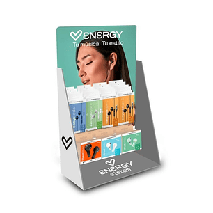 Energy Sistem Pack Auriculares y Altavoces + Expositor - StreetMusic, EasyPods, Pocket Radio y StreetPlay
