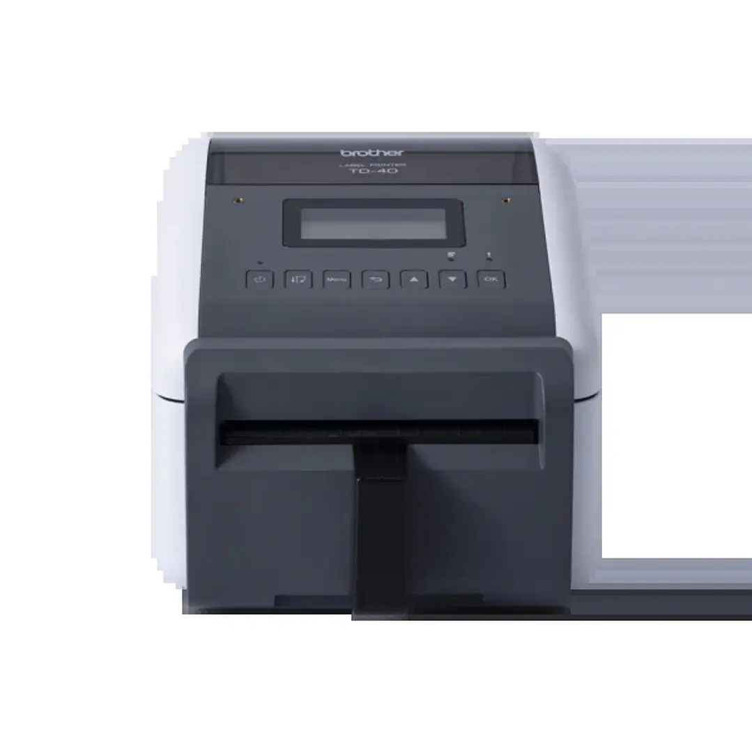 Brother TD-4550DNWBFC Impresora Termica de Etiquetas WiFi, Bluetooth, USB, LAN - Resolucion 300ppp - Admite Rollos Continuos Linerless - Color Blanco/ 1