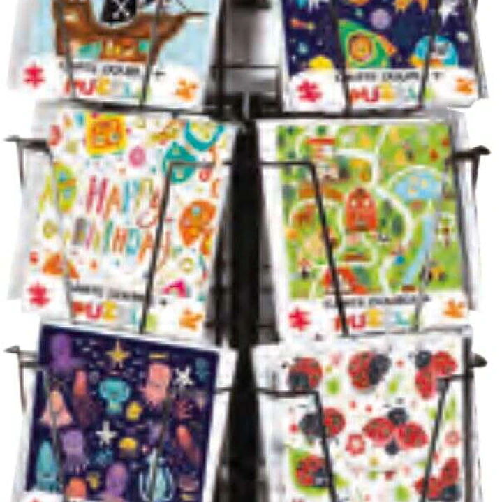 Pictura Expositor Puzzle - 15.5x15.5cm - 35 Compartimentos - Capacidad para 210 Tarjetas - Impresas en Papel con Certificacion FSC 1