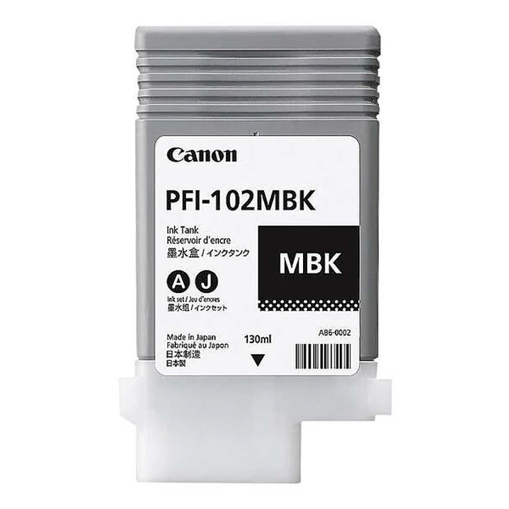 Canon PFI102 Negro Mate Cartucho de Tinta Original - 0894B001 1