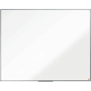 Nobo Essence Pizarra de Melamina 1500x1200mm - Marco de Aluminio Anodizado - Bandeja para Rotuladores - Color Blanco