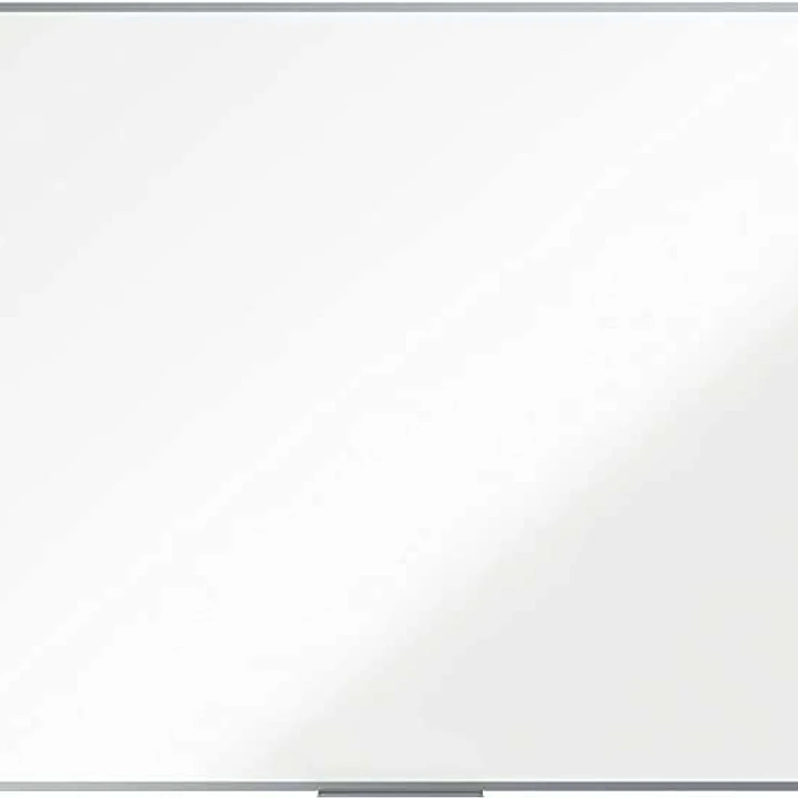 Nobo Essence Pizarra de Melamina 1500x1200mm - Marco de Aluminio Anodizado - Bandeja para Rotuladores - Color Blanco 1