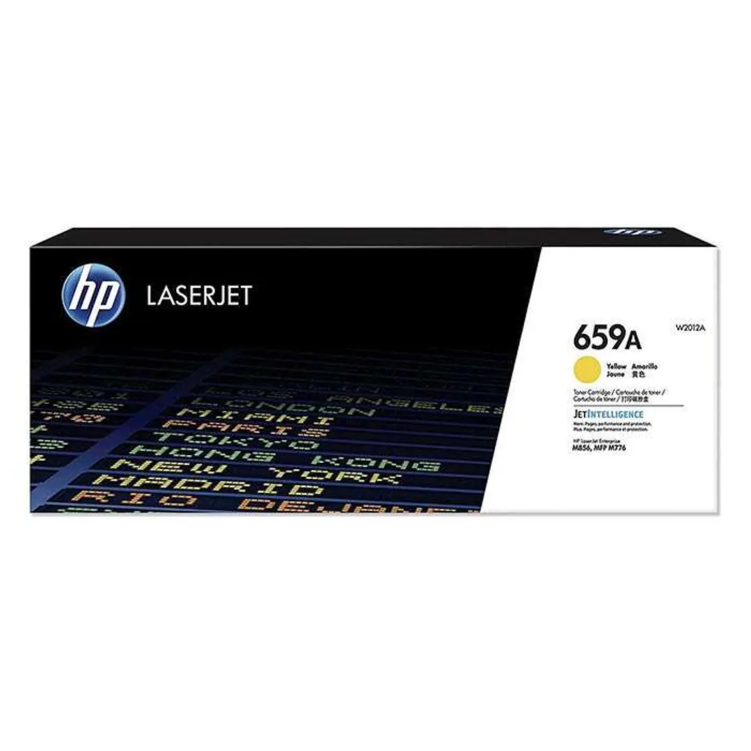 HP W2012A Amarillo Cartucho de Toner Original - 659A 1