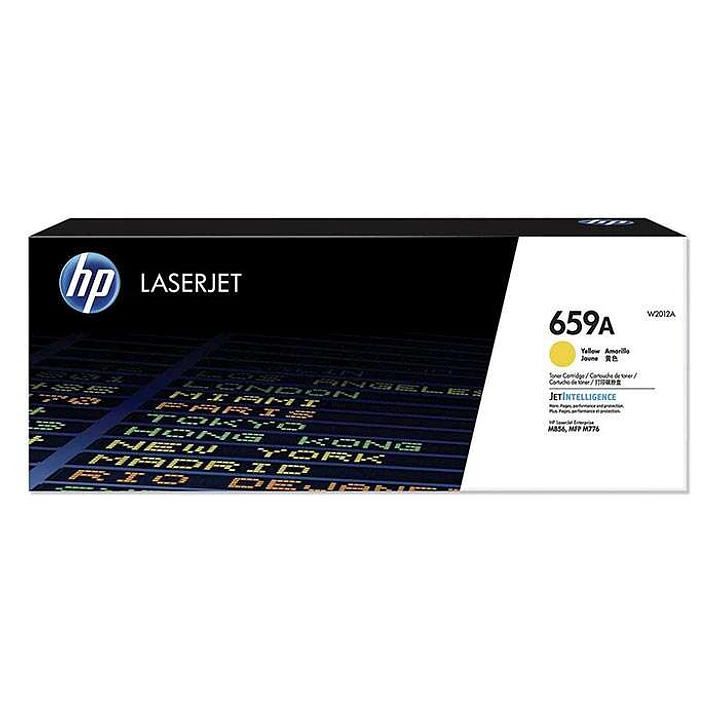 HP W2012A Amarillo Cartucho de Toner Original - 659A 1