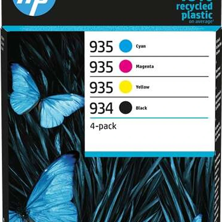 HP 934 + 935 Pack de 4 Cartuchos de Tinta Originales - 6ZC72AE 1