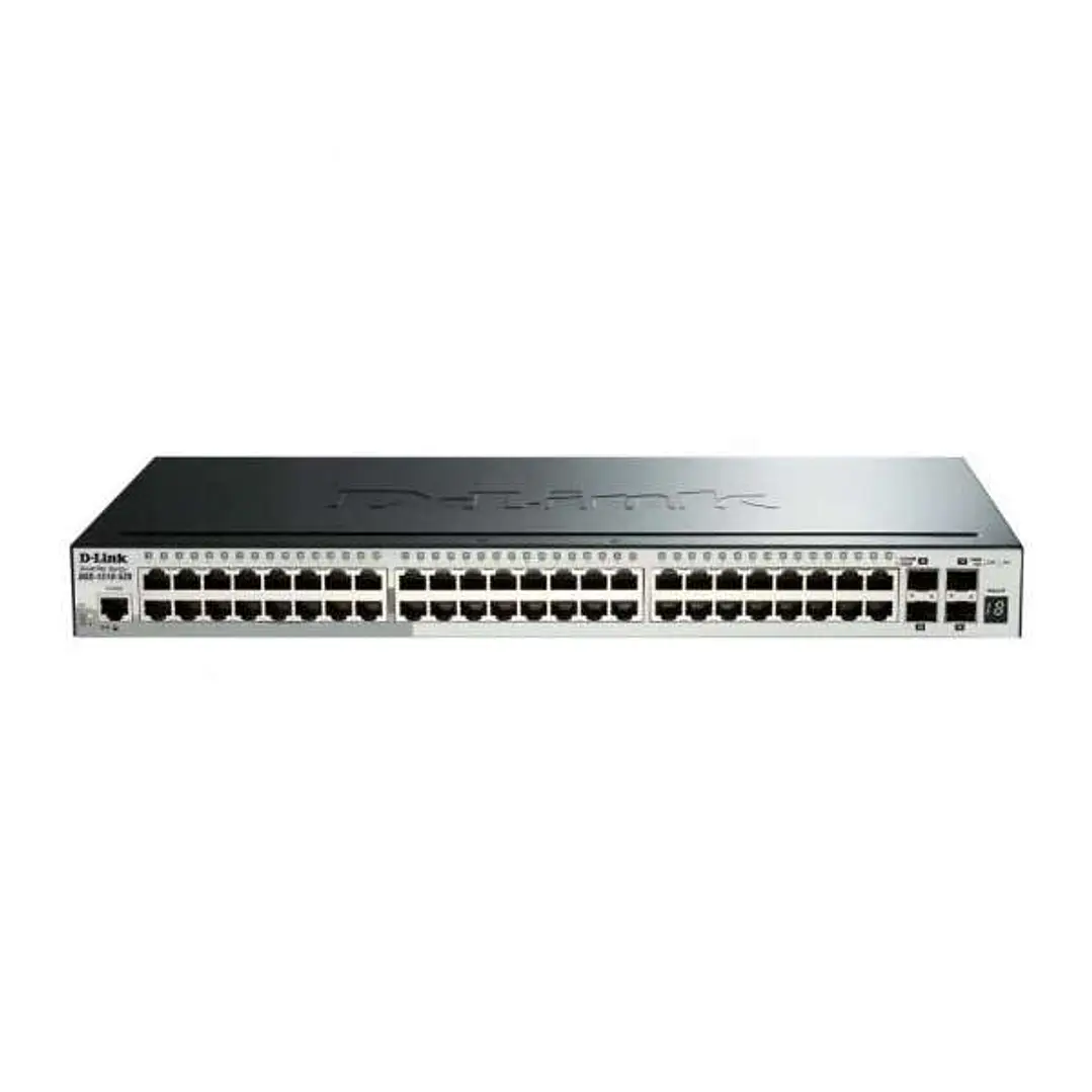 D-Link Switch Semigestionable 48 Puertos Gigabit + 2 Puertos Giga Combo + 4 Puertos 10G SFP+ 1