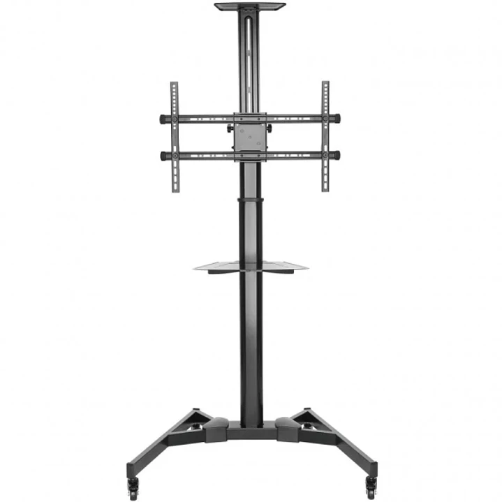 Ewent Soporte de Suelo EW1440 con Rueda - Bandeja - 37-70 - Peso Maximo Soportado 50Kg - Color Negro 1