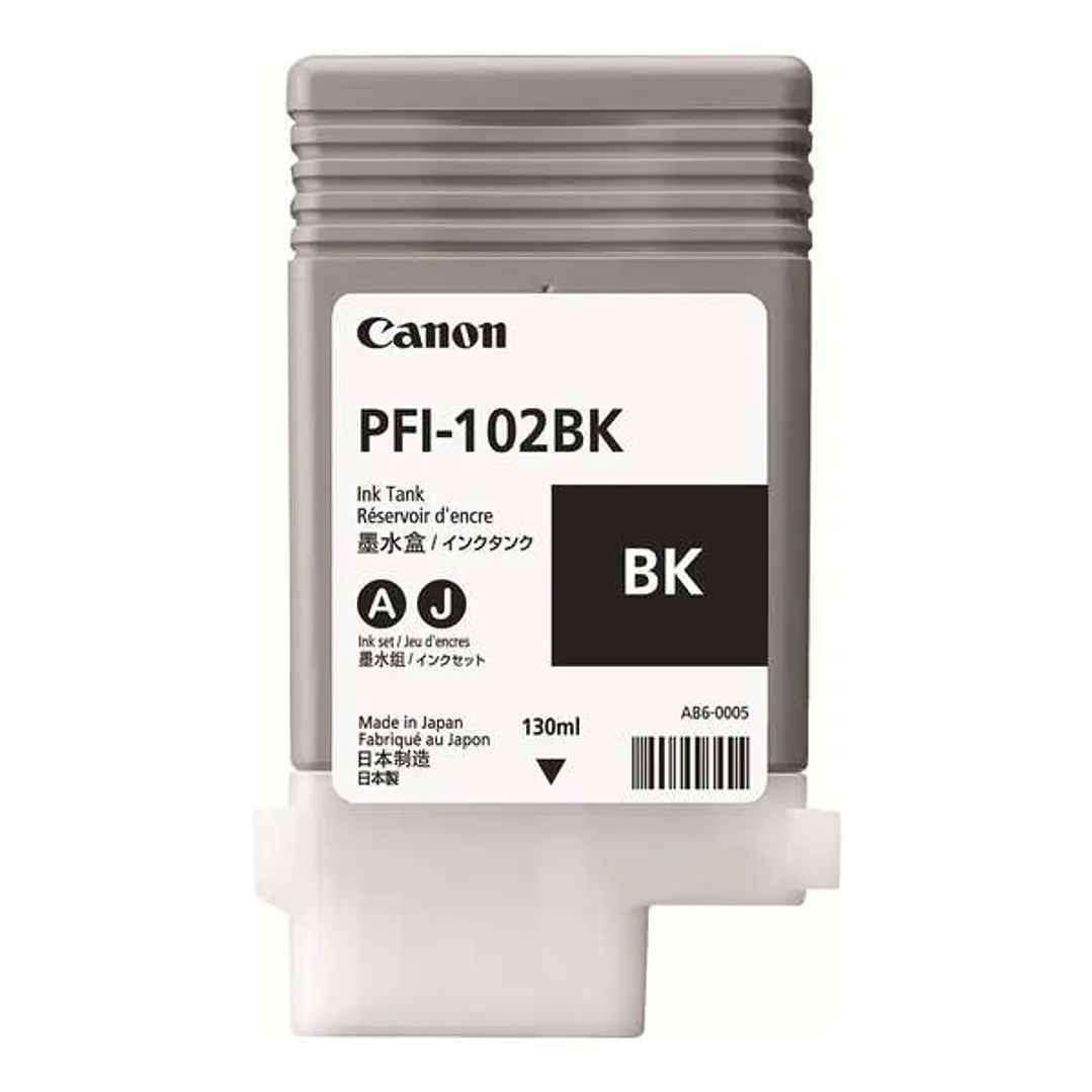 Canon PFI102 Negro Cartucho de Tinta Original - 0895B001 1