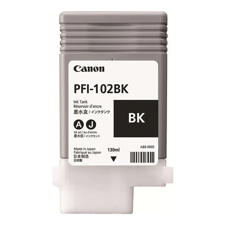 Canon PFI102 Negro Cartucho de Tinta Original - 0895B001 1