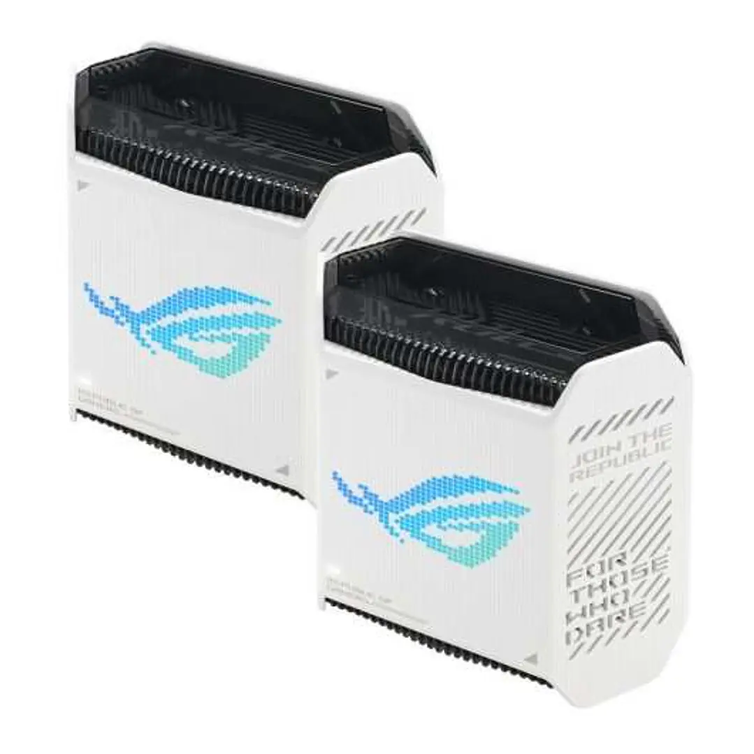 Asus ROG Rapture GT6 Pack 2 Unidades Router WiFi Mesh AX10000 Tri-Banda MU-MIMO - Color Blanco 1