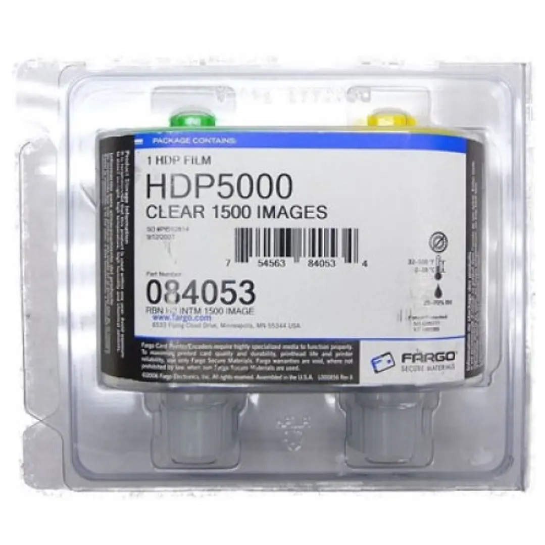 Fargo HID HDP5000 Cinta de Retransferencia Original Transparente 1.500p - 084053 1