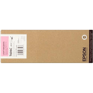 Epson T606C Magenta Light Cartucho de Tinta Original - C13T606C00