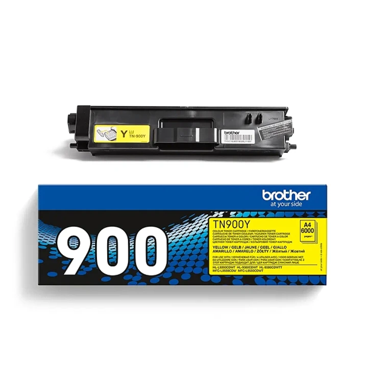Brother TN900 Amarillo Cartucho de Toner Original - TN900Y 1
