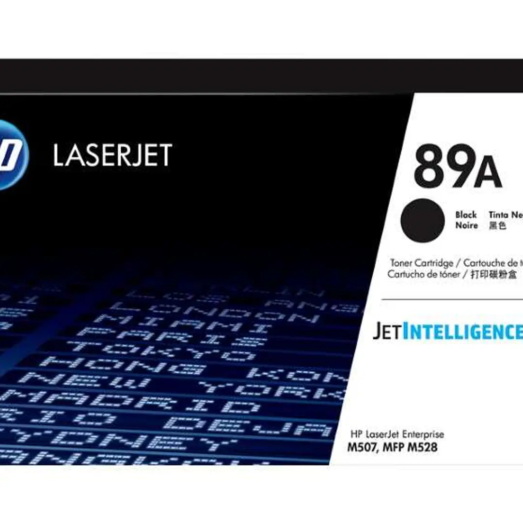 HP CF289A Negro Cartucho de Toner Original - 89A 1