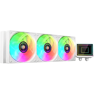 Mars Gaming ML-TWO360 Kit de Refrigeracion Liquida - Potencia 600W - Iluminacion ARGB Infinity Mirror - Bomba Opti-Chamber - Color Blanco
