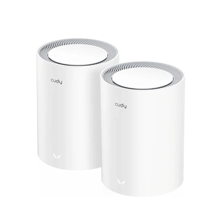 Cudy Pack de 2 Sistemas WiFi Mesh 7 Gigabit Dual Band BE3600 - Velocidad hasta 1000Mbps - 3 Puertos - Antenas Internas - Color Blanco 1