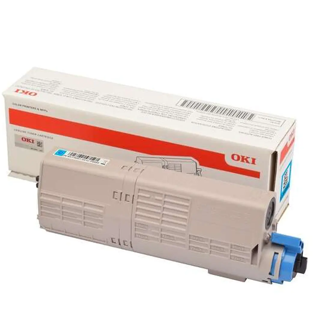 OKI C532DN/C542DN/MC573DN/MC563DN Cyan Cartucho de Toner Original - 46490403 1