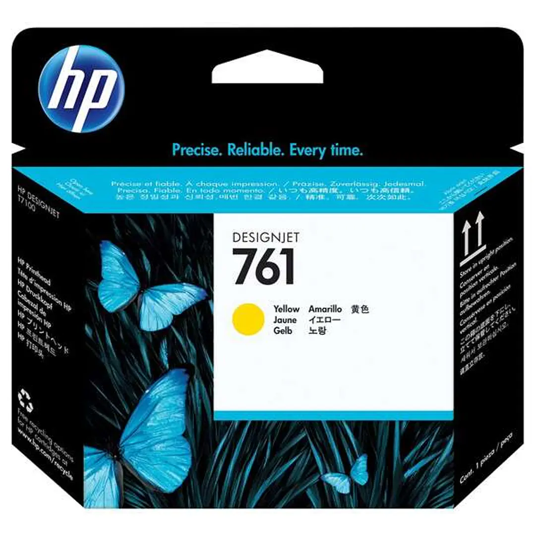 HP 761 Cabezal de Impresion Original - Amarillo - CH645A 1