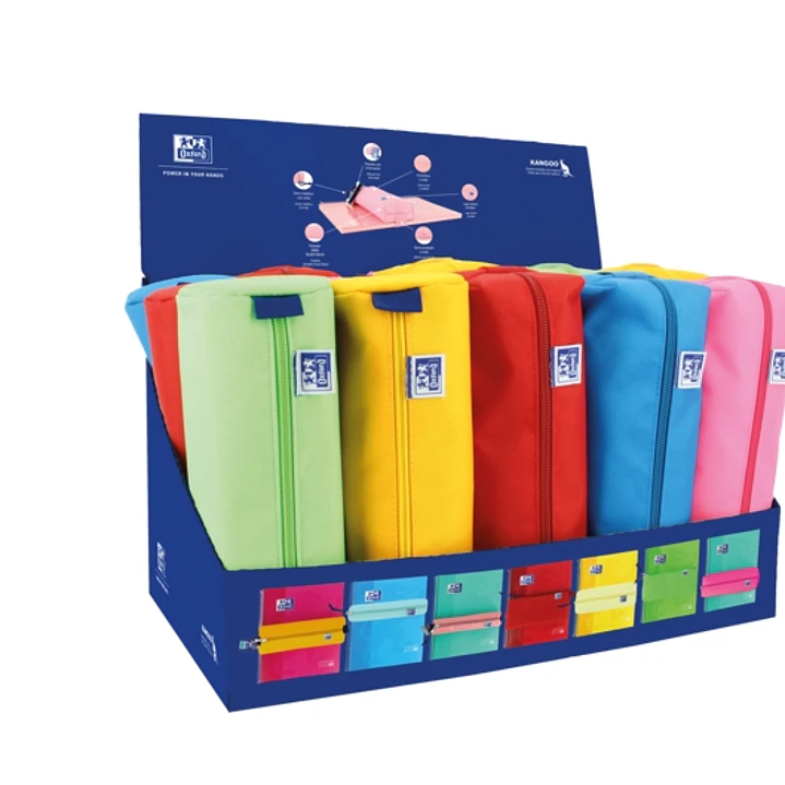 Oxford Kangoo Kids Expositor Rts 15 Unidades - Tamaño Compacto 40x25x24cm - Ideal para Organizar Material Escolar - Diseño Atractivo para Niños 1