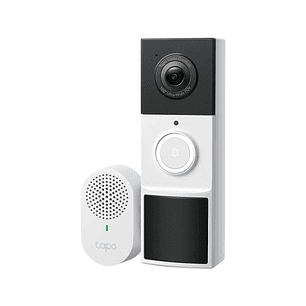 TP-Link Tapo D210 Timbre Inteligente con Video 2K 3MP - Vision Nocturna - Angulo de Vision de 160º - Deteccion y Notificaciones con IA - Sonido Bidire