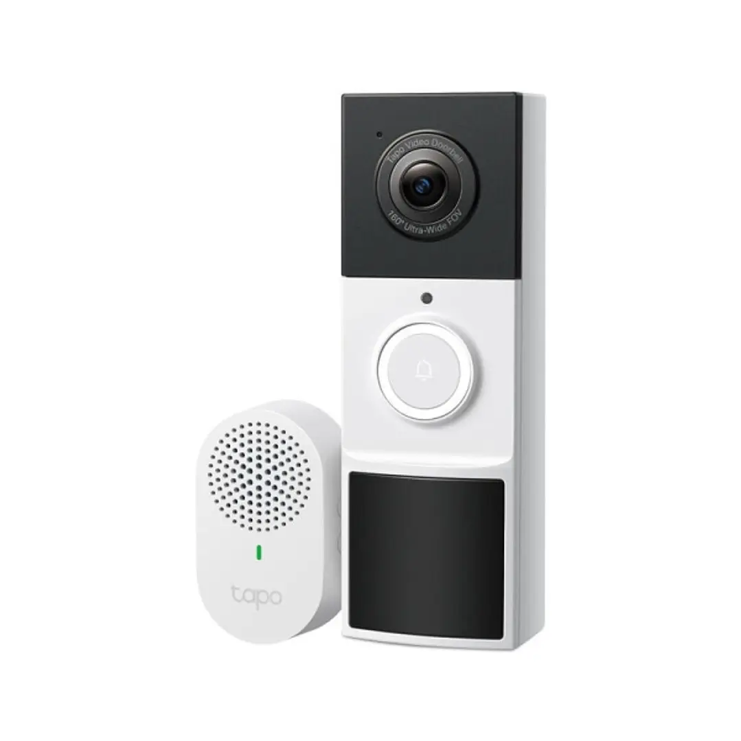 TP-Link Tapo D210 Timbre Inteligente con Video 2K 3MP - Vision Nocturna - Angulo de Vision de 160º - Deteccion y Notificaciones con IA - Sonido Bidire 1
