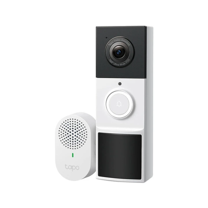 TP-Link Tapo D210 Timbre Inteligente con Video 2K 3MP - Vision Nocturna - Angulo de Vision de 160º - Deteccion y Notificaciones con IA - Sonido Bidire 1
