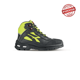 Upower Mind S 3 Zapato de Seguridad Alto - Talla 39 - Cuero de Grano Suave, Puntera en Compuesto, Forro Gore-Tex, Suela Infinergy, Proteccion S7S CI F