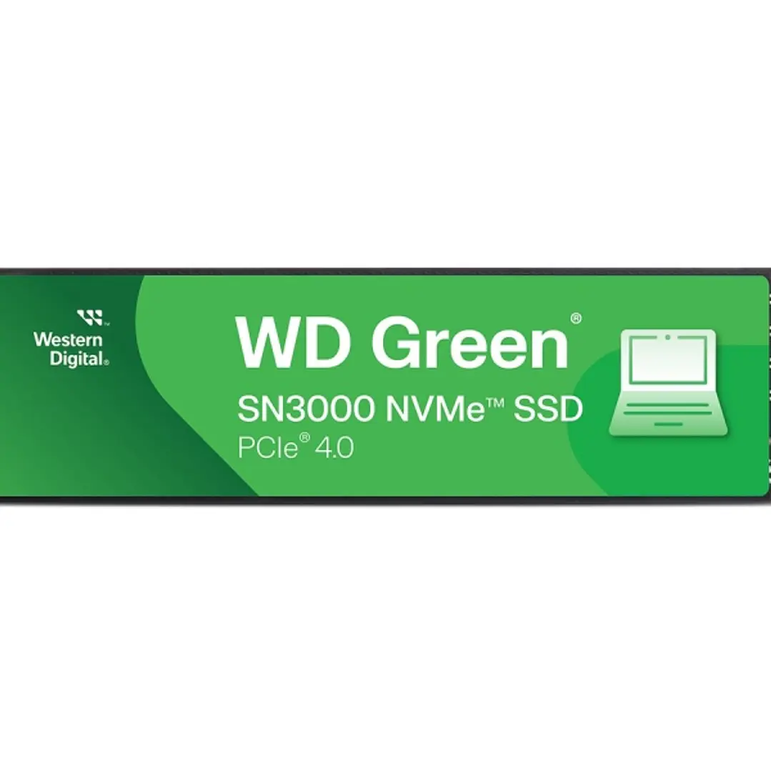 WD Green SN3000 Disco Duro Sólida 500 GB - PCIe 4.0 x4 (NVMe) 1
