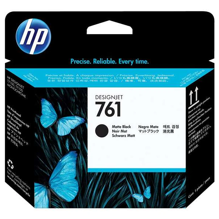 HP 761 Cabezal de Impresion Original - Negro Mate - CH648A 1