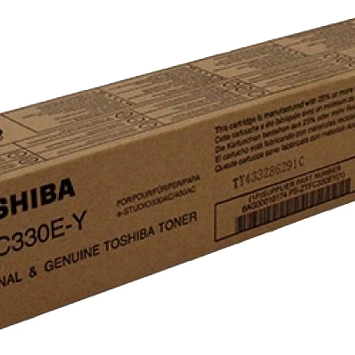 Toshiba T-FC330Y Amarillo Cartucho de Toner Original - 6AG00009143 1