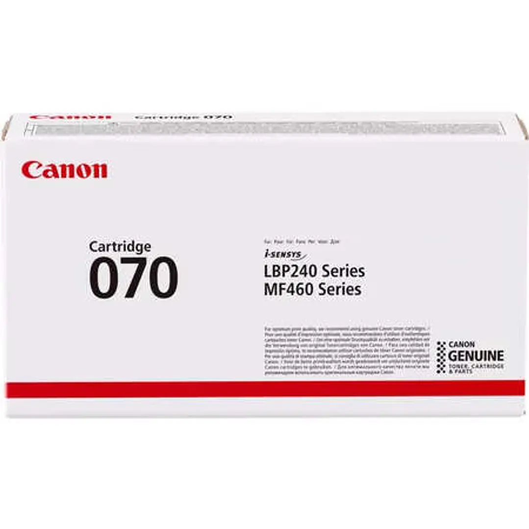 Canon 070 Negro Cartucho de Toner Original - 5639C002 1