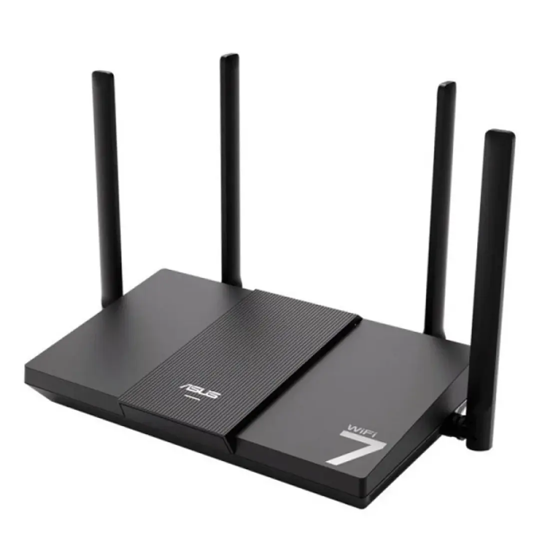 Asus RT-BE50 Router WiFi 7 Dual Band BE3600 AiMesh OFDMA - Velocidad hasta 2882Mbps en 5GHz - 4 Puertos - 4 Antenas - Color Negro 1