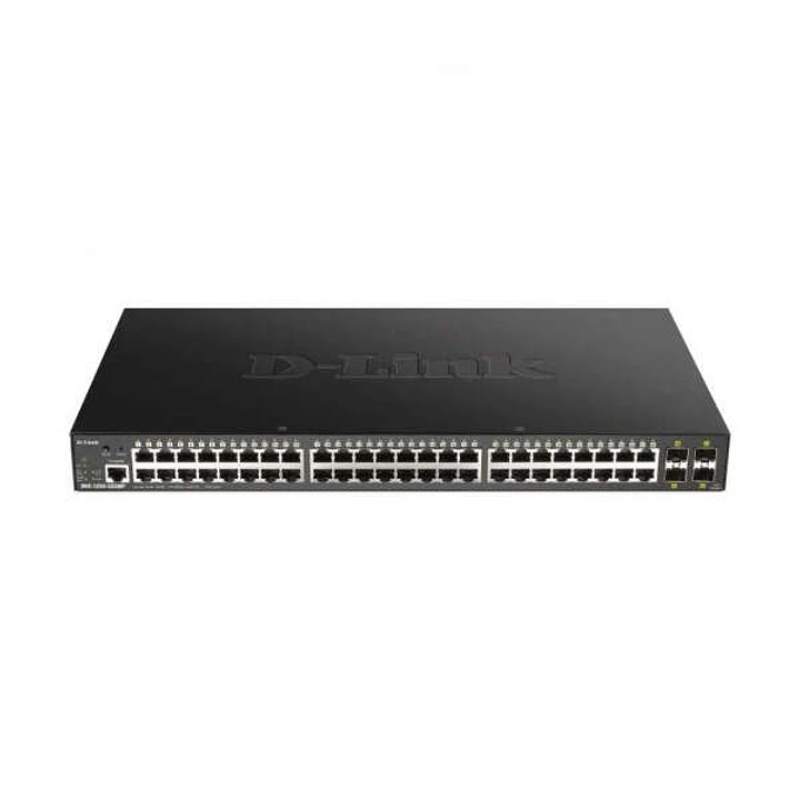 D-Link Switch Semigestionable 48 Puertos Gigabit PoE 370W + 4 Puertos SFP+ 10G 1