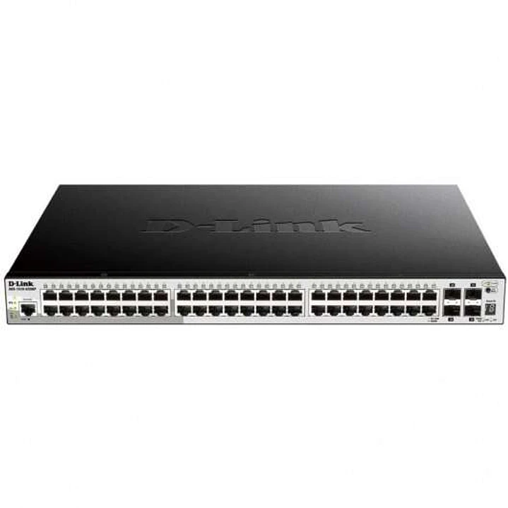 D-Link Switch Smart 48 Puertos Gigabit 10/100/1000 Mbps - PoE + 4 Puertos SFP 1