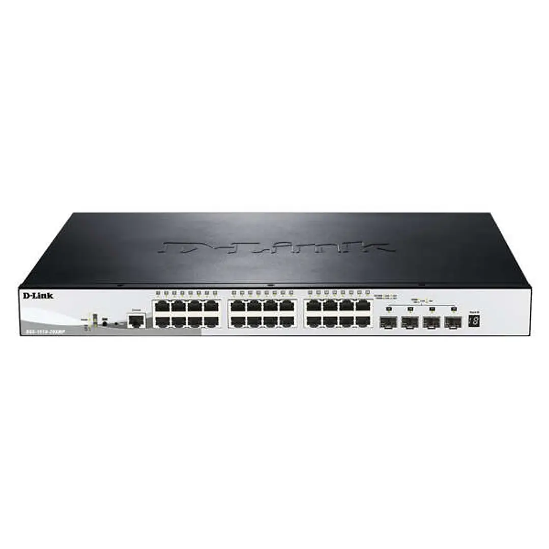 D-Link Switch Semigestionado 24 Puertos Gigabit PoE + 4 SFP+ 1