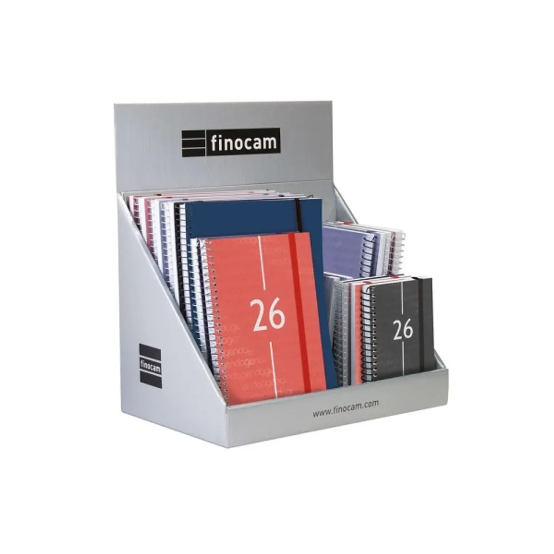 Finocam Pack de 25 Agendas Surtidas - Anual 2026 - Semana Vista - Color Surtidos 1