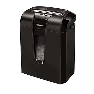 Fellowes 63Cb Destructora de Papel Manual Corte en Particulas P-3 - Destruye hasta 10 Hojas a la Vez - Capacidad de la Papelera 19L - Color Negro
