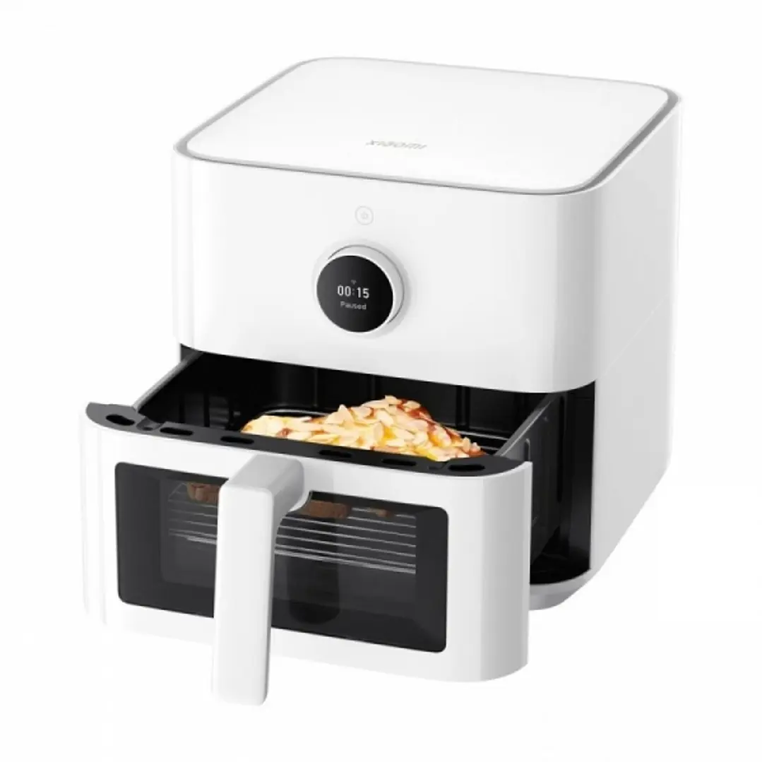 Xiaomi Smart Air Fryer Freidora sin Aceite 5.5L 1600W - Ajuste de Temperatura - 12 Recetas Incorporadas - Control por Voz - Color Blanco 1