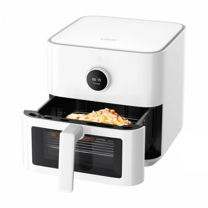 Xiaomi Smart Air Fryer Freidora sin Aceite 5.5L 1600W - Ajuste de Temperatura - 12 Recetas Incorporadas - Control por Voz - Color Blanco 1