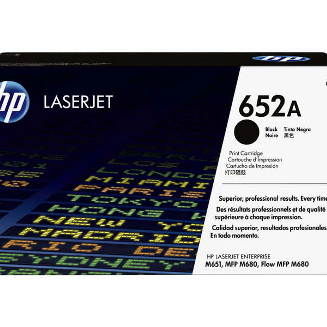 HP CF320A Negro Cartucho de Toner Original - 652A 1