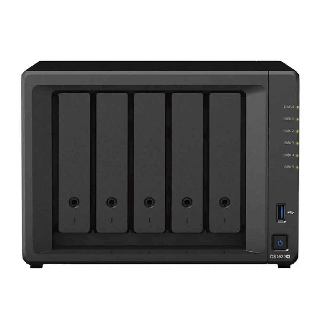 Synology DiskStation DS1522+ NAS 8GB - 5 Bahias - Procesador AMD 1