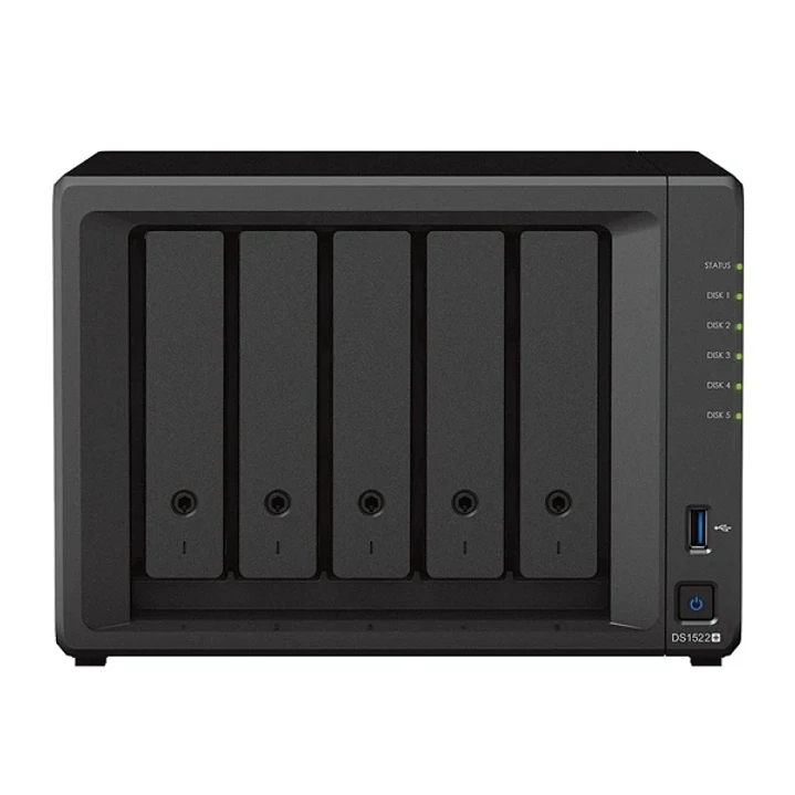 Synology DiskStation DS1522+ NAS 8GB - 5 Bahias - Procesador AMD 1