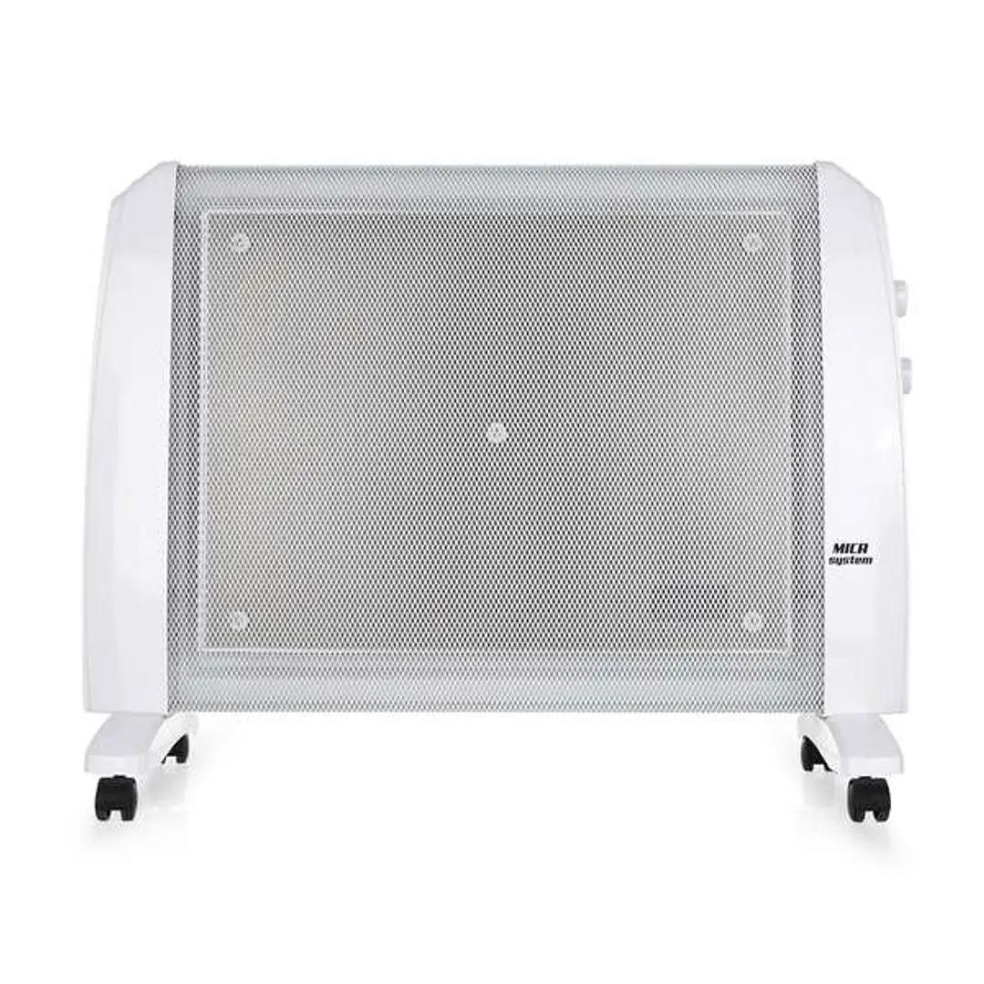 Orbegozo RM 1510 Radiador de Mica Ecoheat - Conveccion Rapida y Difusion Eficiente - Potencia Ajustable - Seguridad Antivuelco y Sobrecalentamiento -  1