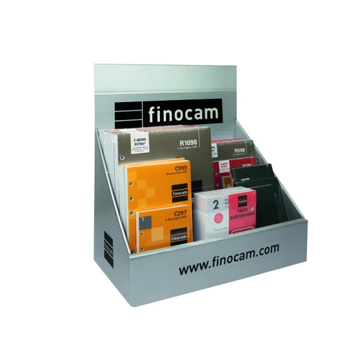 Finocam Expositor con 23 Recambios para Agendas Open - Anual 2026 - Color Surtidos 1