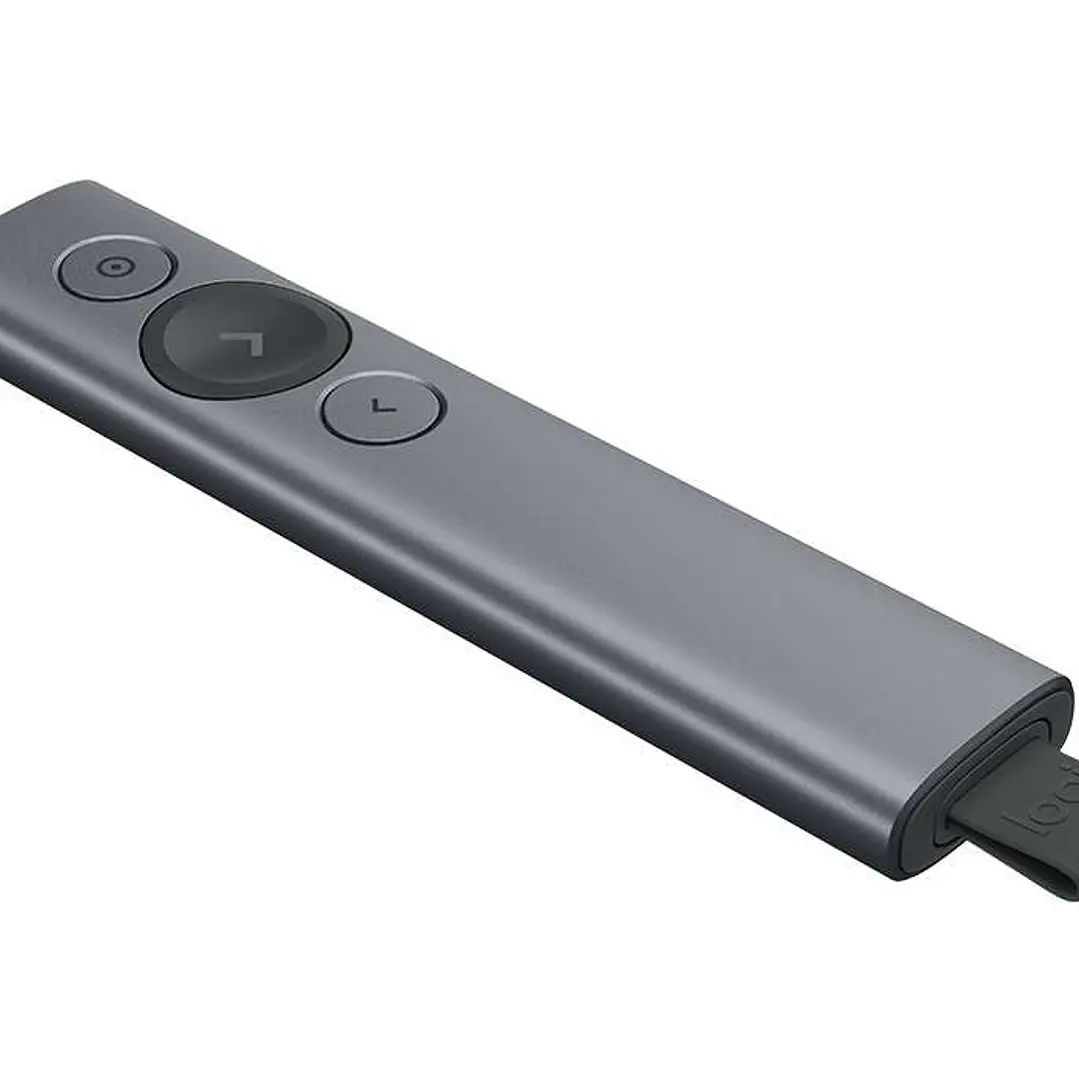 Logitech Spotlight Presentador Inalambrico - Radio de Accion 30m - Vibracion - Color Acero 1