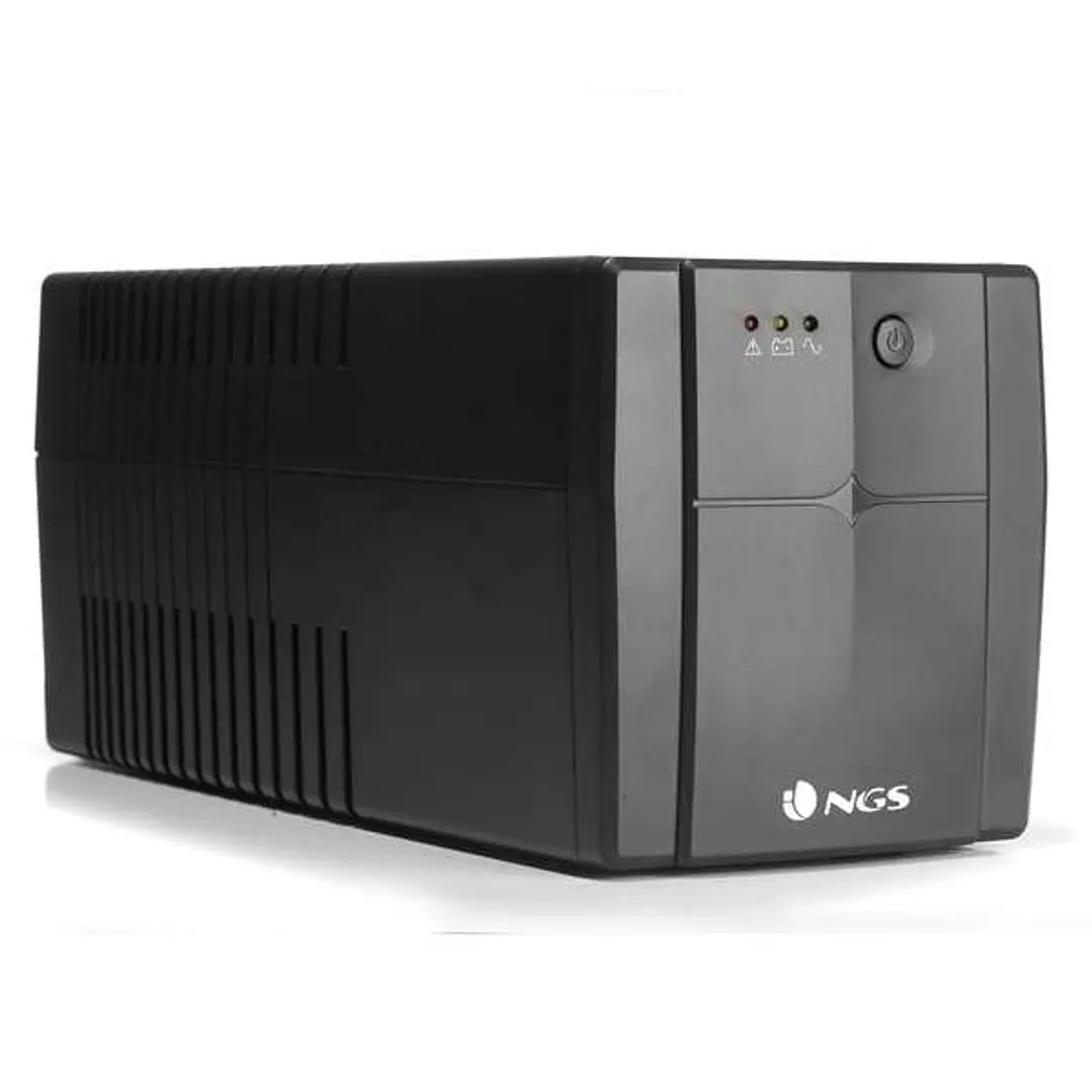 NGS Fortress 1500 V2 SAI 1200VA UPS 720W - Tecnologia Off Line - Funcion AVR - 4x Schukos - Proteccion Sobrecargas y Cortocircuitos 1